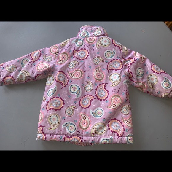 Hanna Andersson Girls Jacket Sz 90 Paisley - Picture 7 of 8